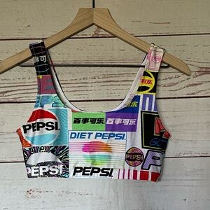 forever 21 pepsi crop top